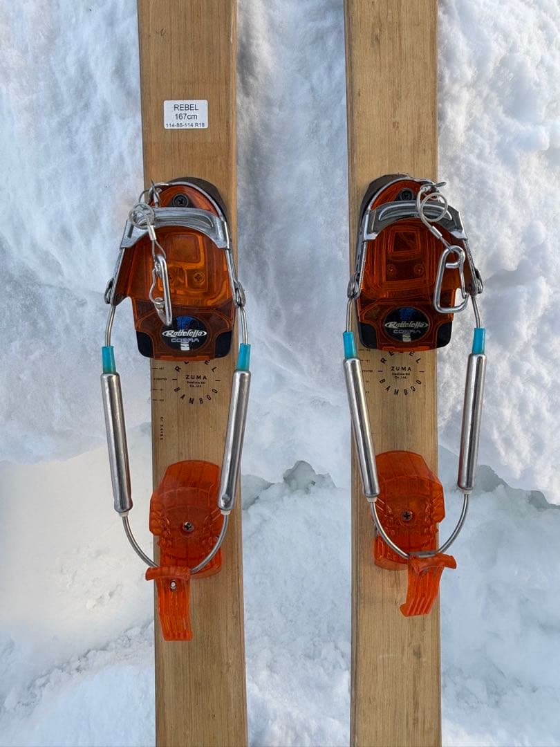 ZUMA REBELテレマークスキー　コブラビンディング美品