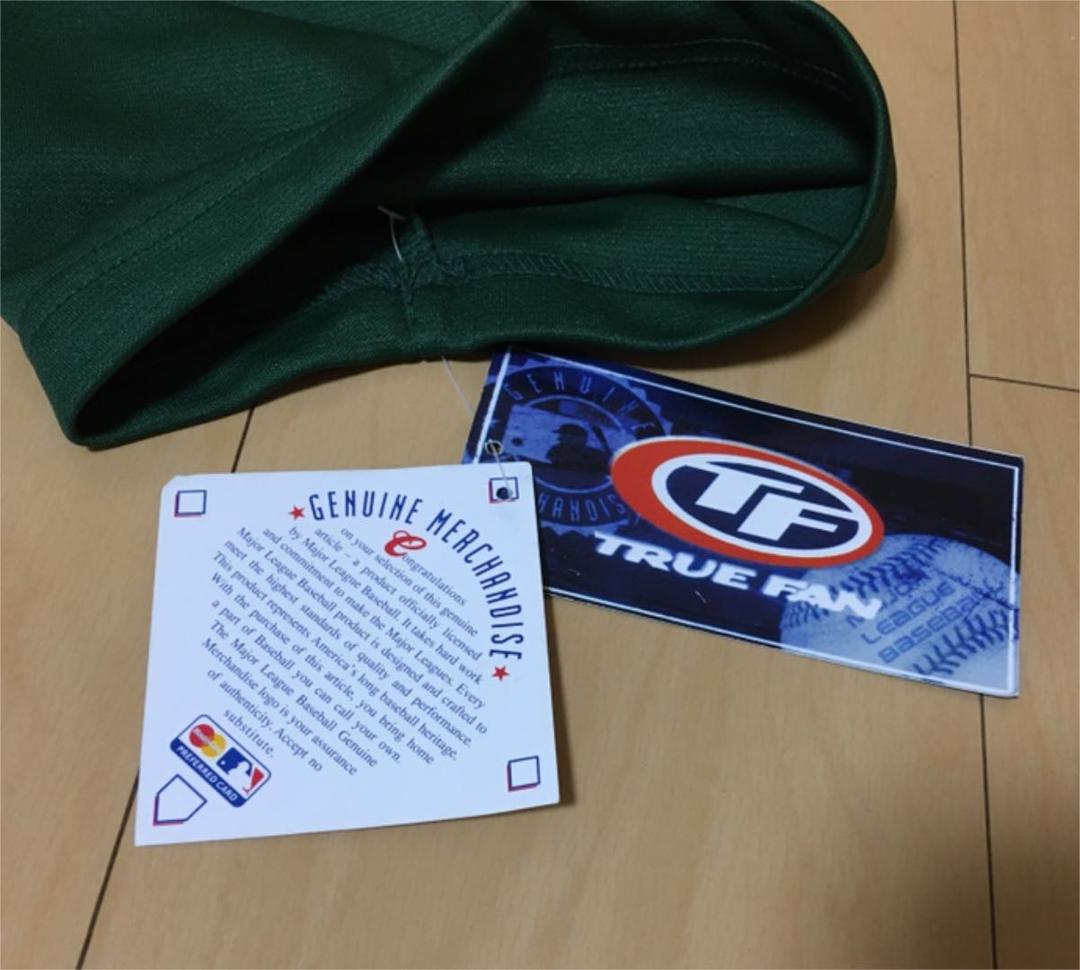 新品未使用タグ付き！TRUE FAN製⭐︎MLB アスレチックス⭐︎ユニホーム