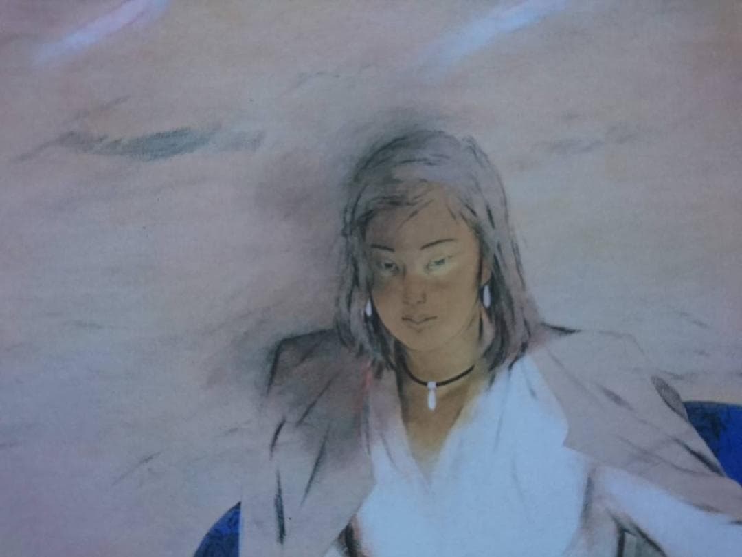 北田 克己、ゆふまどひ、厳選、希少画集画、新品高級額 額装付、きただ かつみ