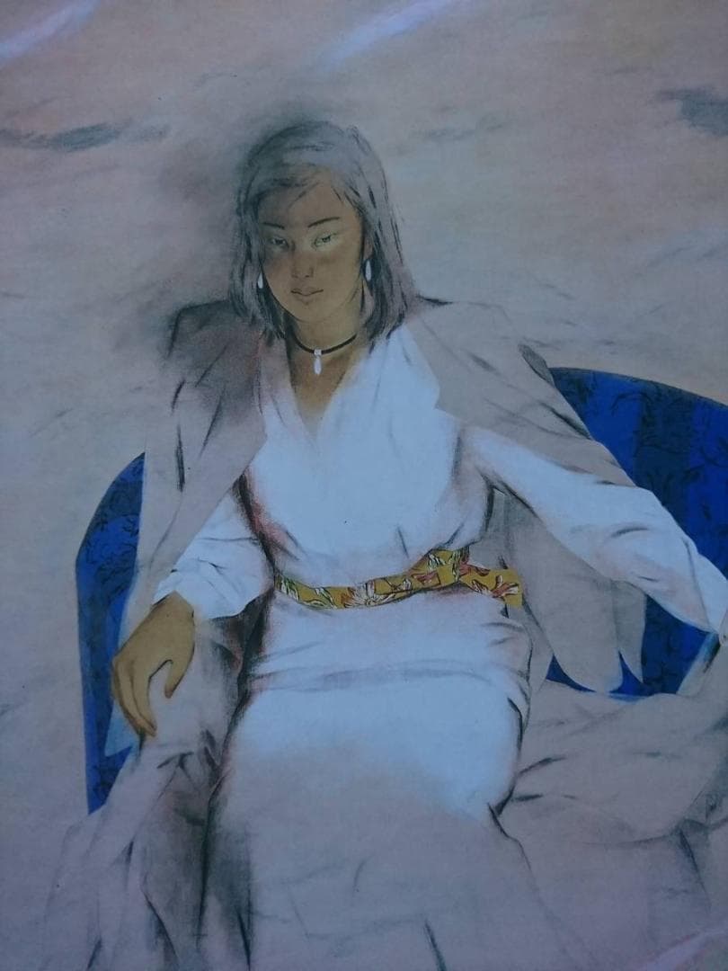 北田 克己、ゆふまどひ、厳選、希少画集画、新品高級額 額装付、きただ かつみ