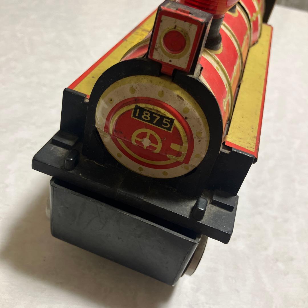 昭和レトロ　ブリキ　ケロヨン　当時もの　機関車　希少