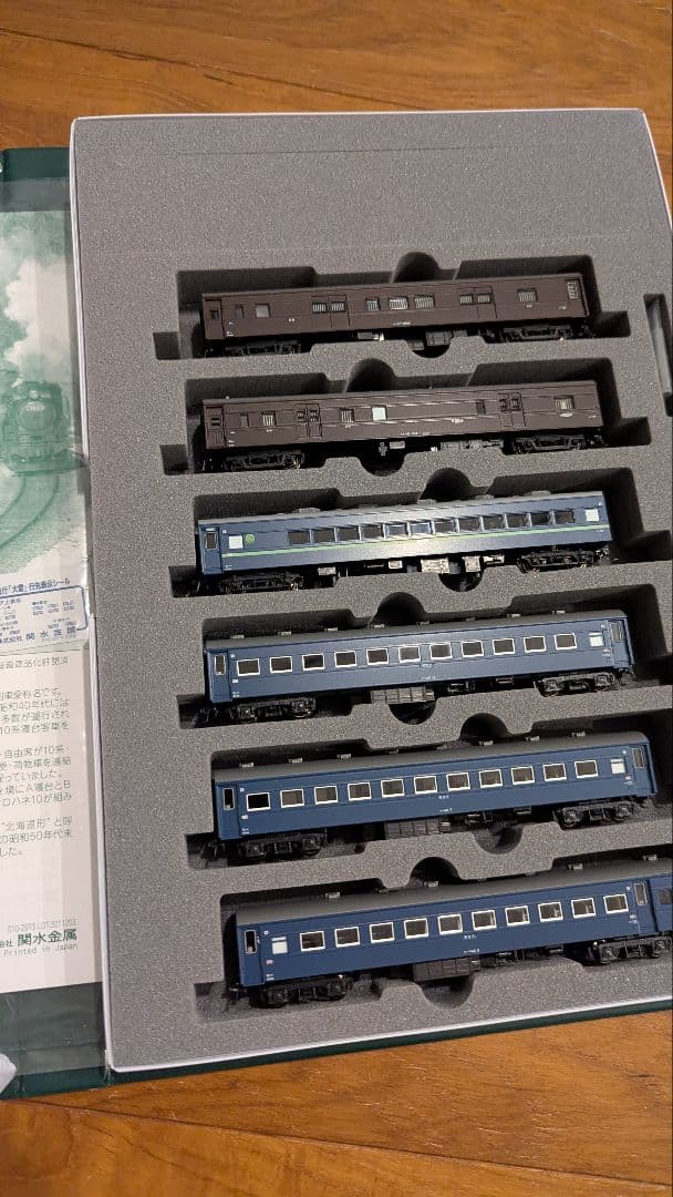 KATO10-1124.1125 10系寝台急行「大雪」6両基本6両増結セット