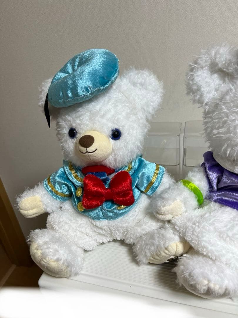 ユニベアシティのぬいぐるみ、衣装（ホイップ、パフィー）