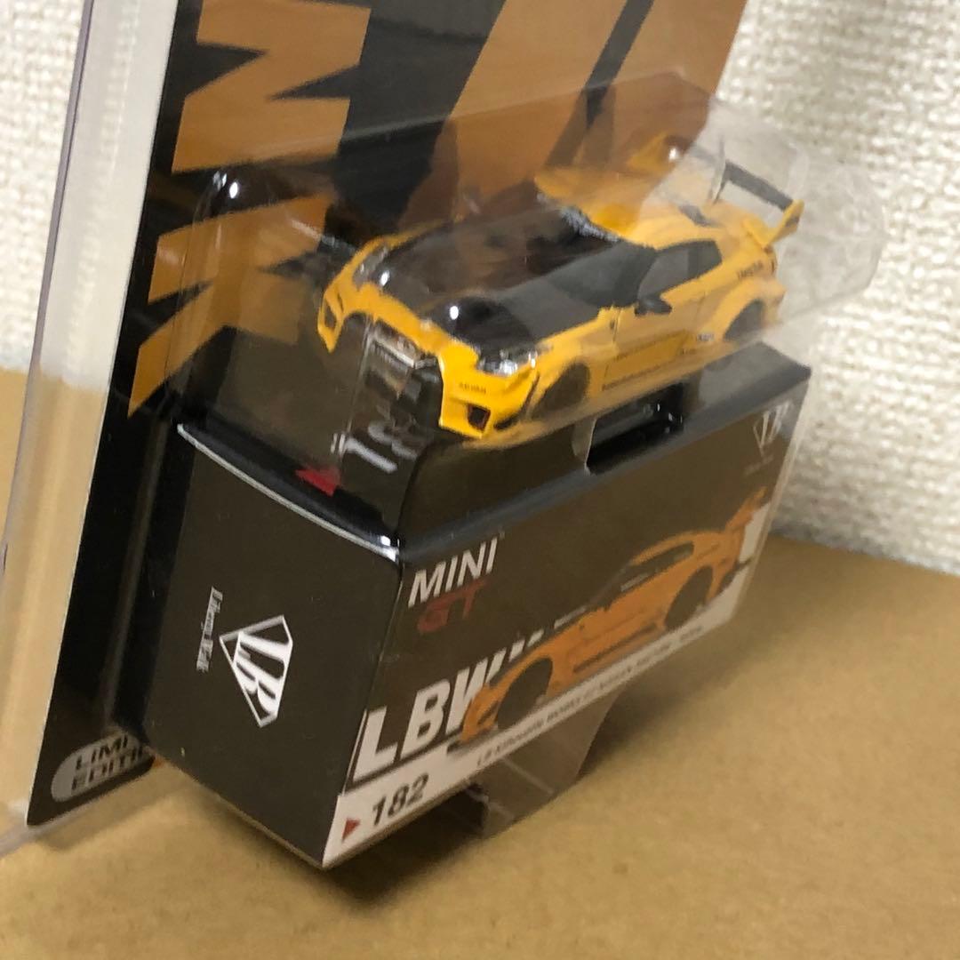 MINI GT ミニGT　LB シルエットワークス　日産35GT-RR　イエロー