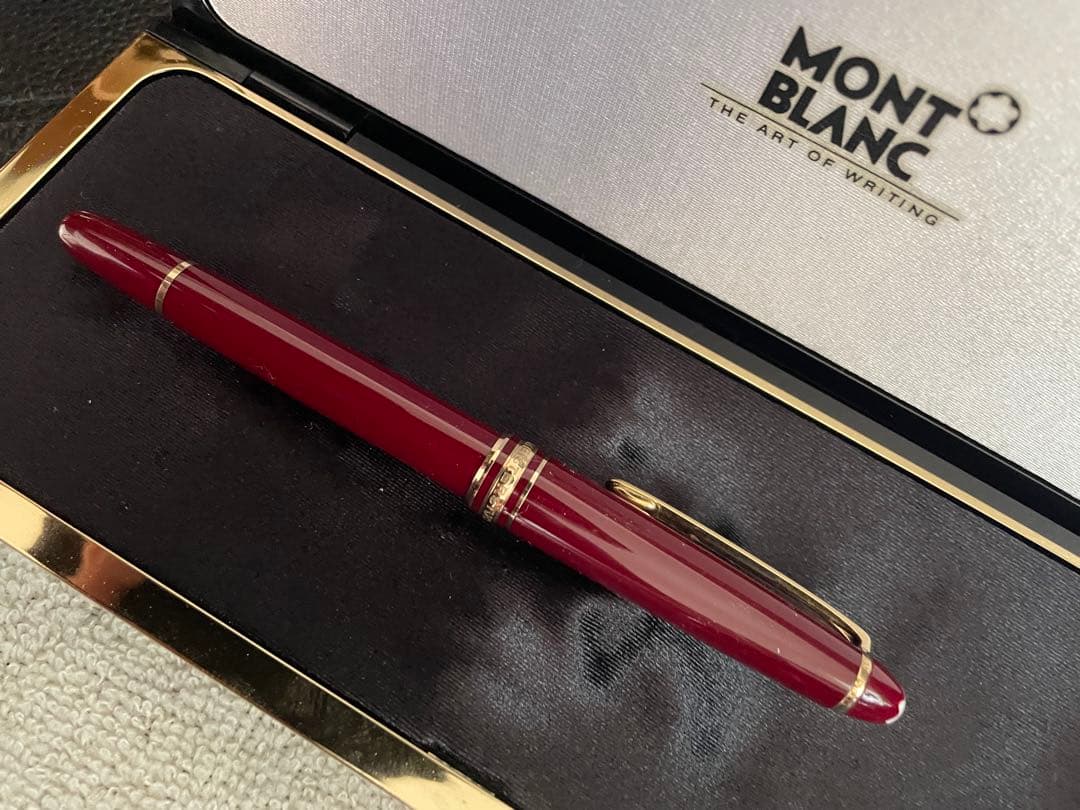 ◾️ボルドー美品◾️モンブラン144 万年筆◾️マイスターシュテュック クラシック◾️