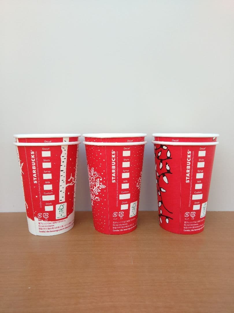 STARBUCKS　スターバックス　ホリデーカップ　2016　未使用　未記入