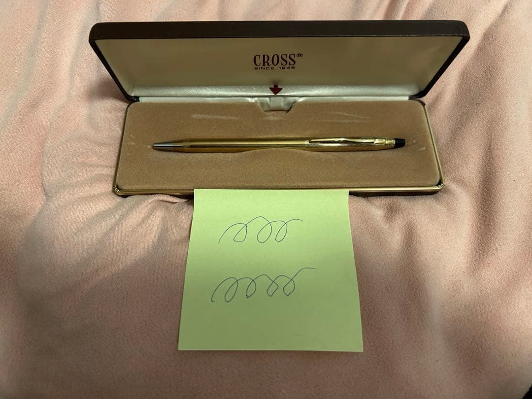 美品　CROSS クロスボールペン　10金張No.4502