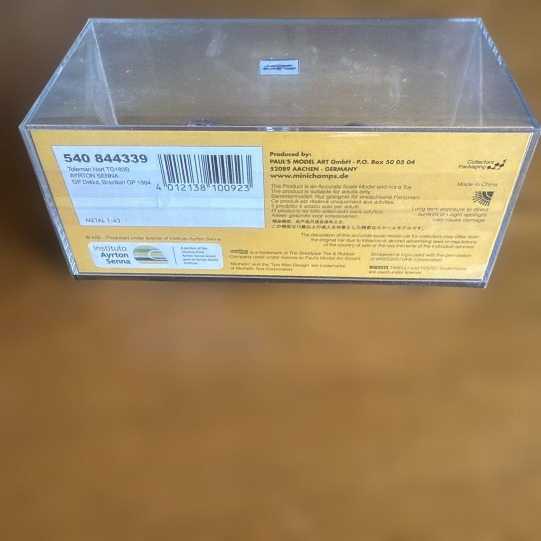 1/43 トールマン TG 183B A.セナ ブラジルGP 1984