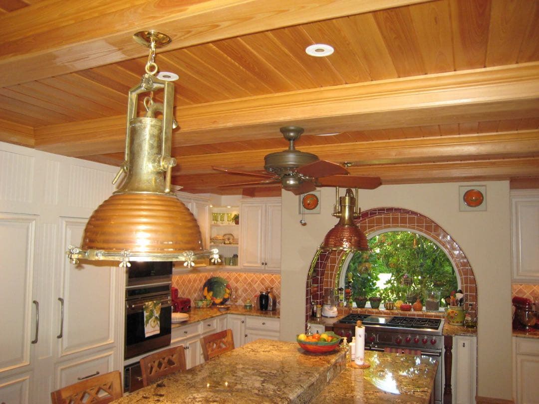 真鍮製ポートホールランプ　アンティーク品