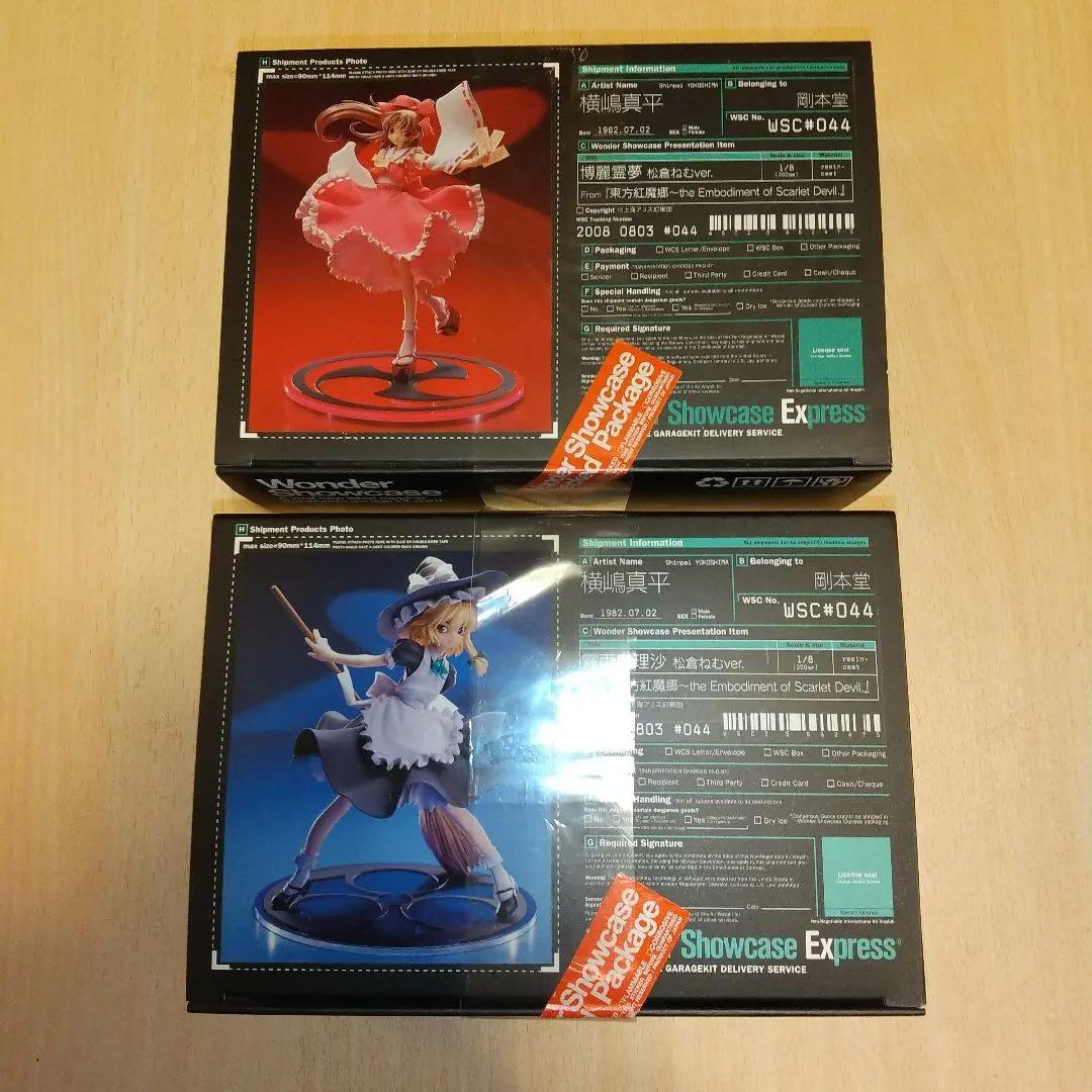 【未開封品】WSC 博麗霊夢・霧雨魔理沙 東方紅魔郷 レジンキットセット