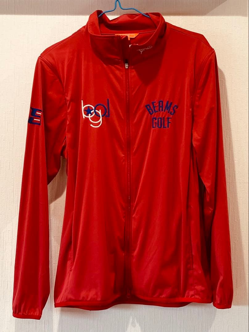 ビームスゴルフ 2WAY エアシャット 防風ブルゾン