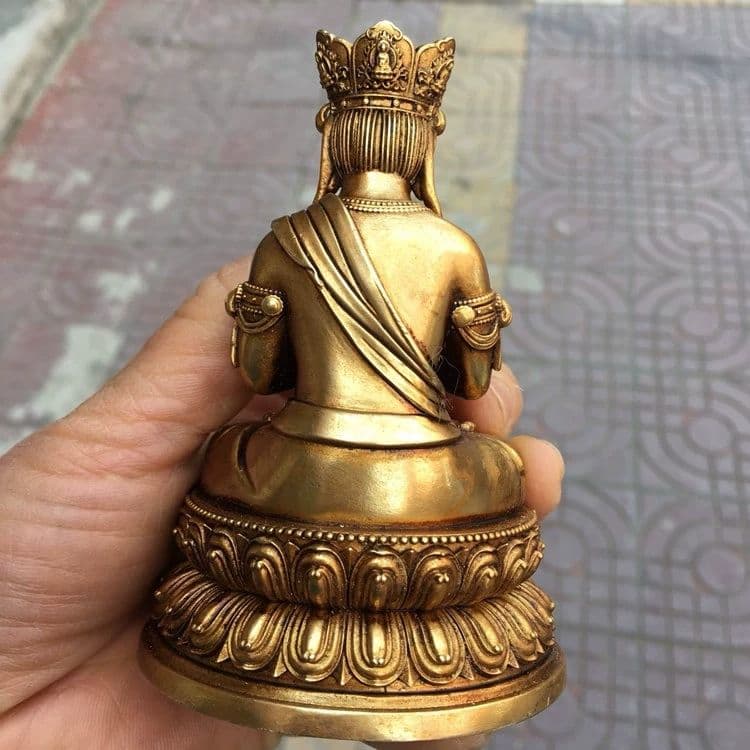 地蔵 大日如来菩薩像 観音 銅製 仏像 彫刻 置物 開運 風水