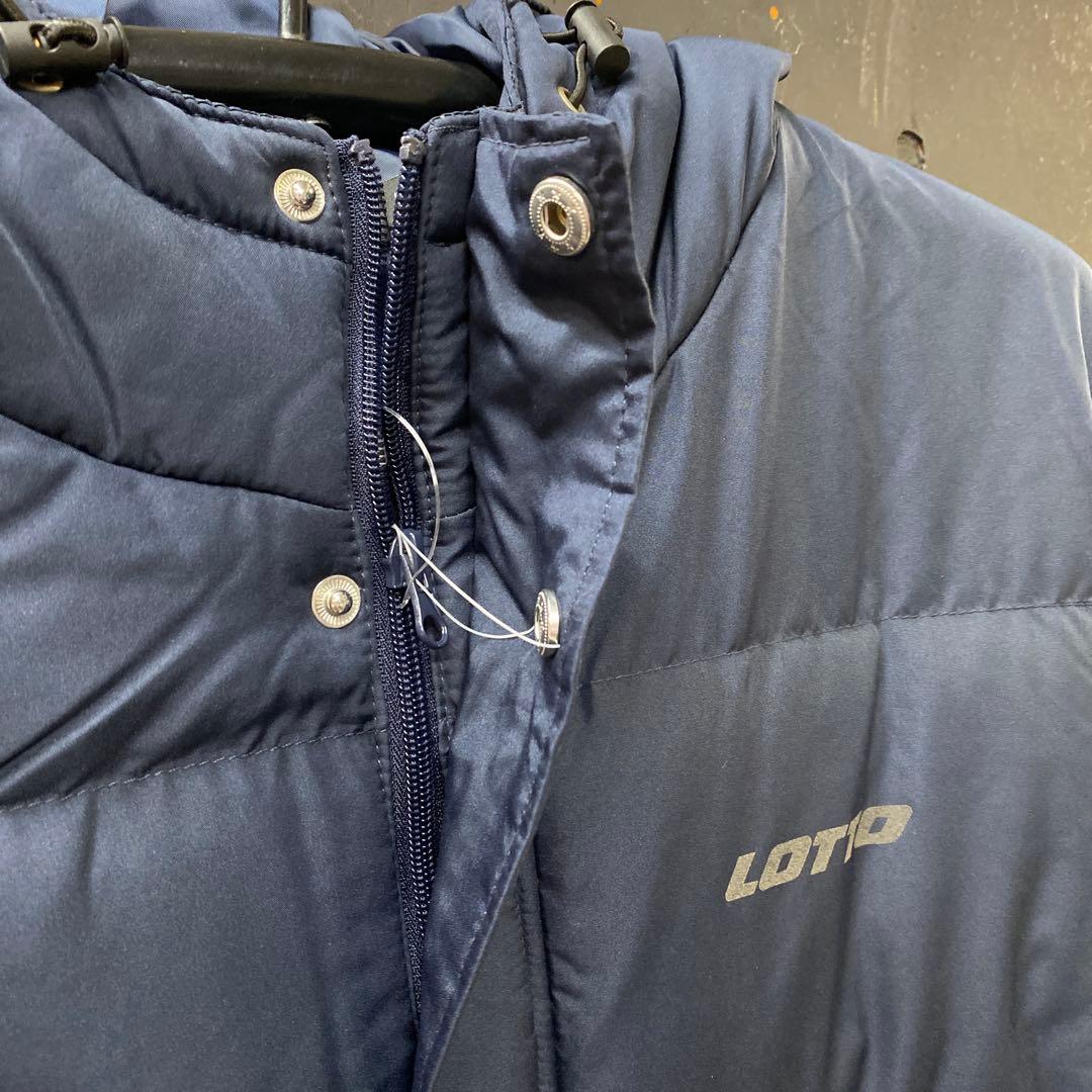 【新品】Lotto ベンチコート　ネイビー　M