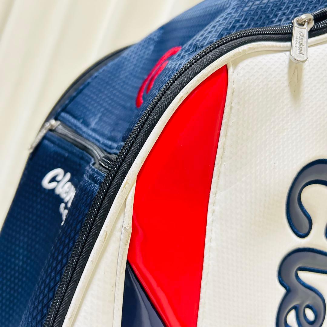 【美品】Cleveland Golf キャディバッグ 9型 フード付き
