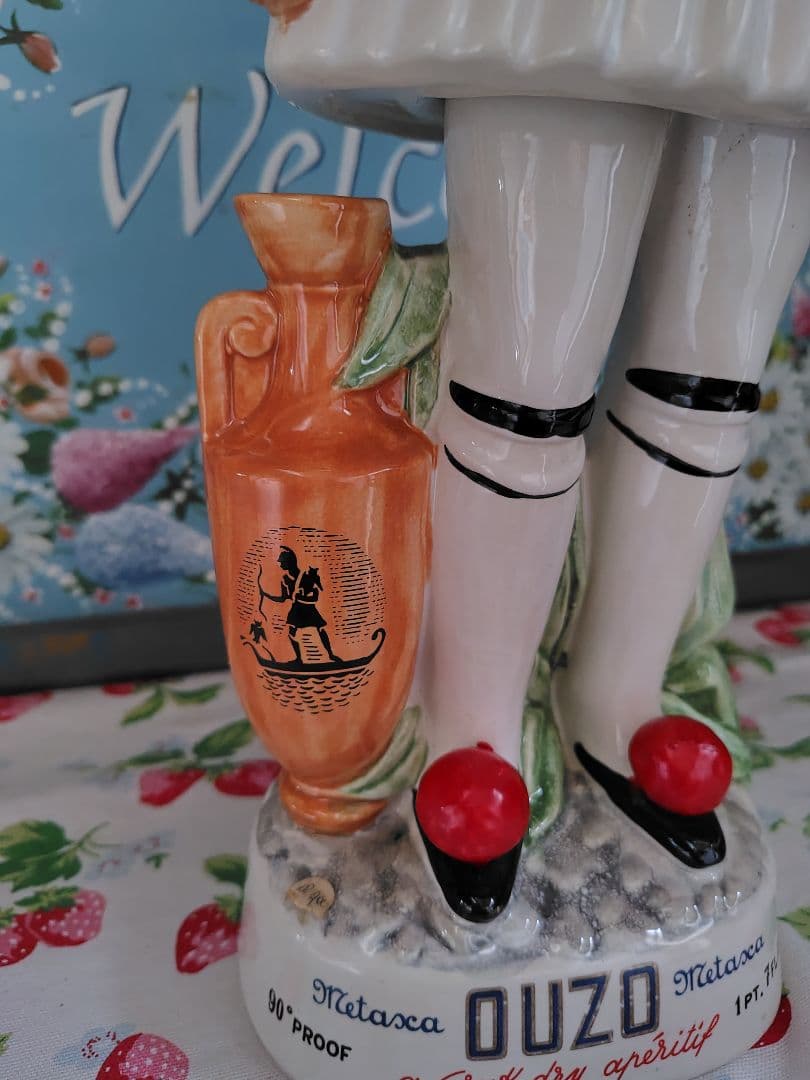 メタクサ　５スター　人形陶器ボトル　500ml オールド　46cm ブランデー