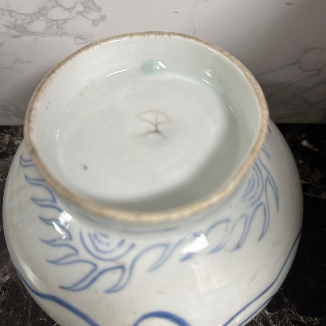 李朝、　分院、獅子、宝寿紋、蓋付き、壺。