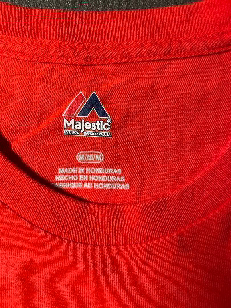 【希少】マジェスティック エンゼルス 大谷翔平 17 Tシャツ M 日本国旗入り