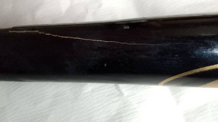 プロ野球 バット 福浦選手　千葉ロッテ