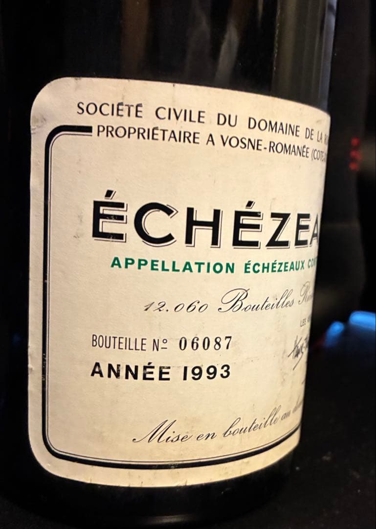 Romanée-Conti ÉCHEZEAUX1993