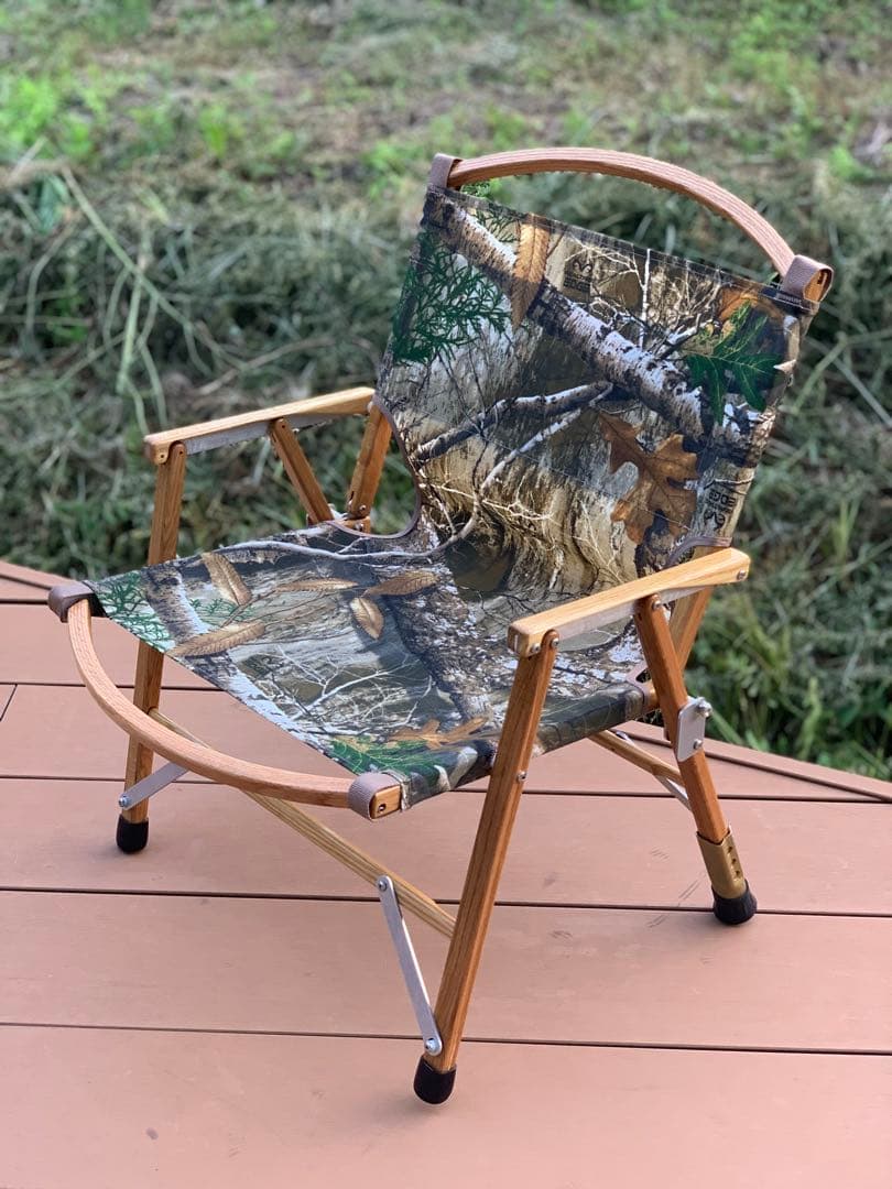 FJ803様　カーミットチェア張替シート　リアルツリーエッジコーデュラ 500D