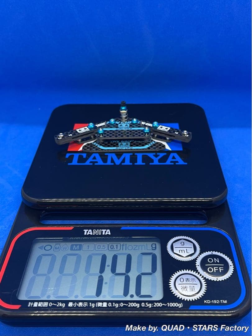 【ミニ四駆・MS用】1軸リヤアンカー　J-CUP2021／カーボン　19mm対応