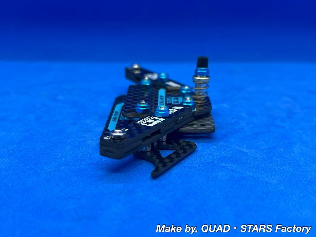 【ミニ四駆・MS用】1軸リヤアンカー　J-CUP2021／カーボン　19mm対応