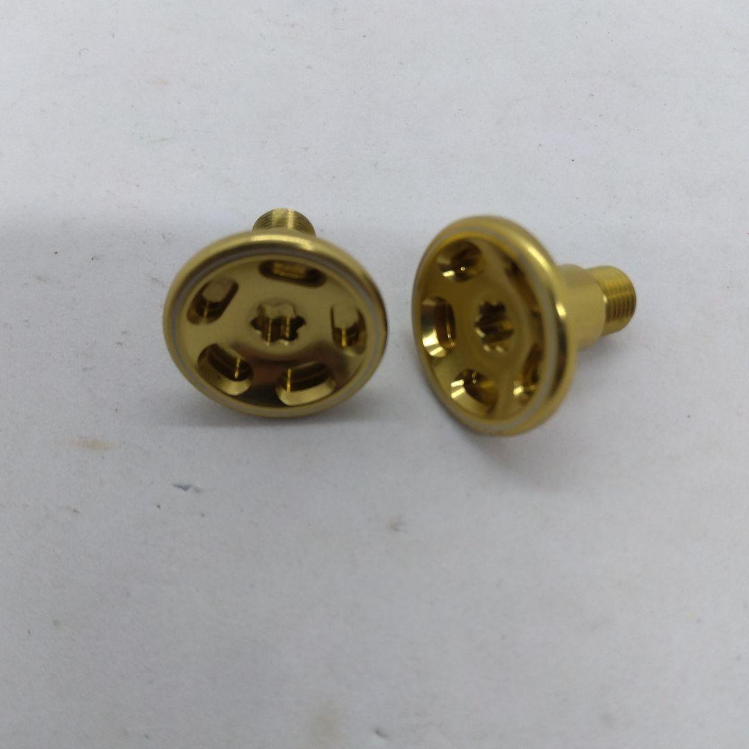 f*d様 DRT バリアル ホイールキャップ DISH ゴールド 中古品2個セッ