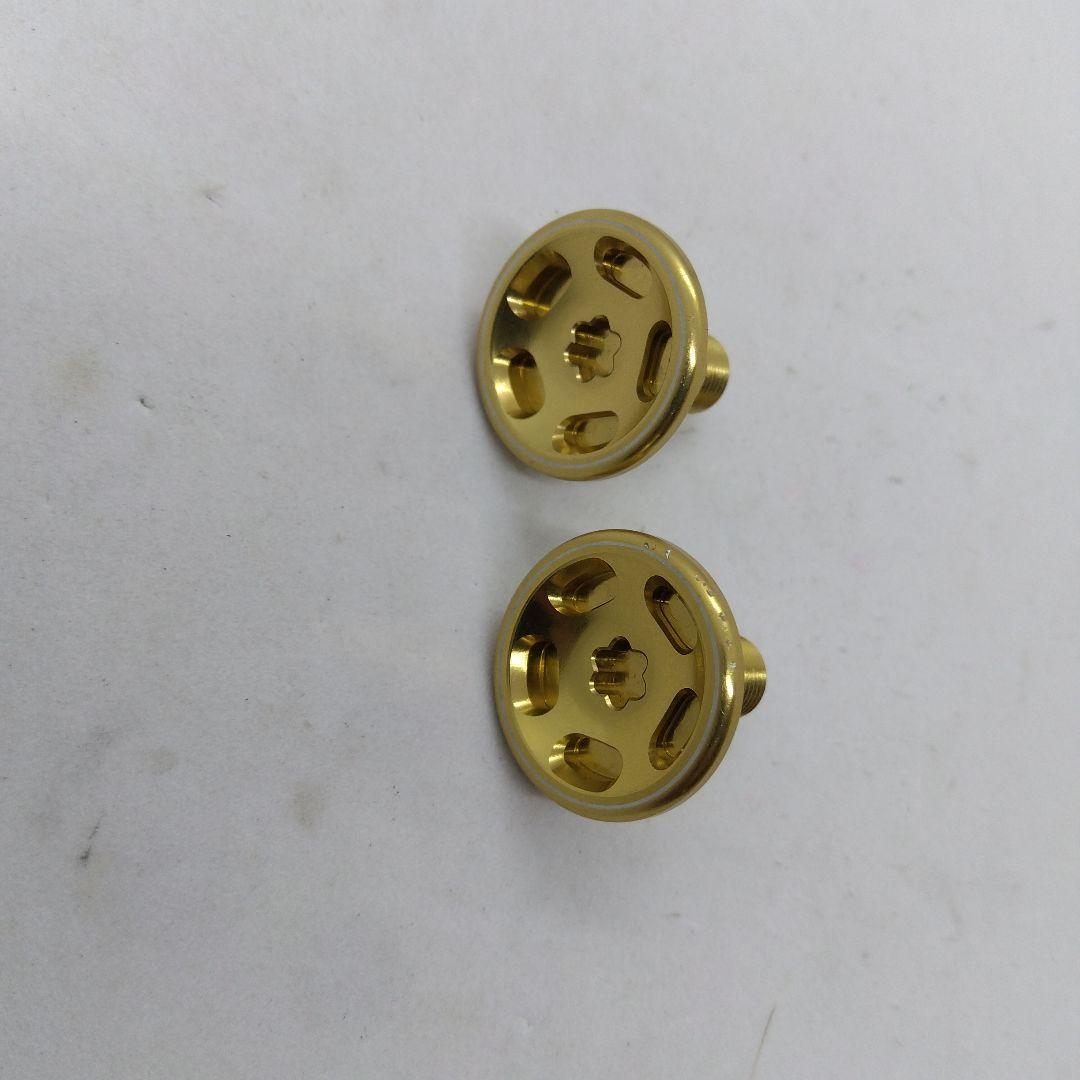 f*d様 DRT バリアル ホイールキャップ DISH ゴールド 中古品2個セッ