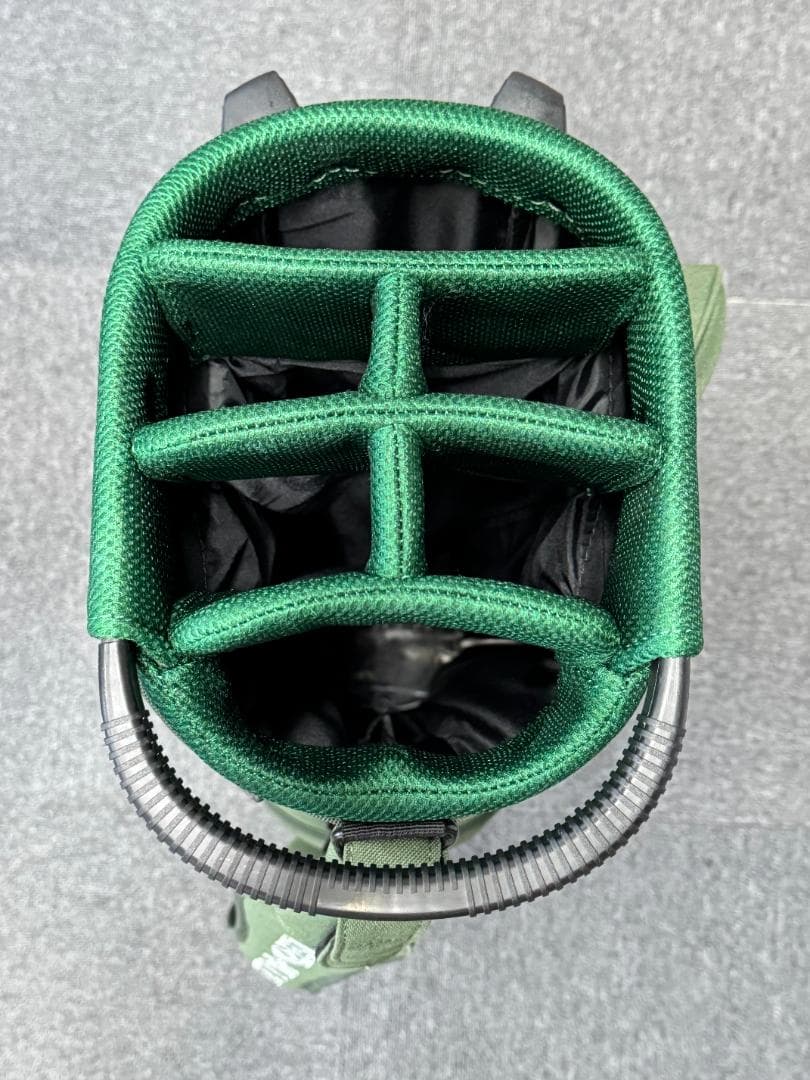 美品　ゼロハリバートン　ZHG-CB d3 スタンドキャディバッグ　カーキ