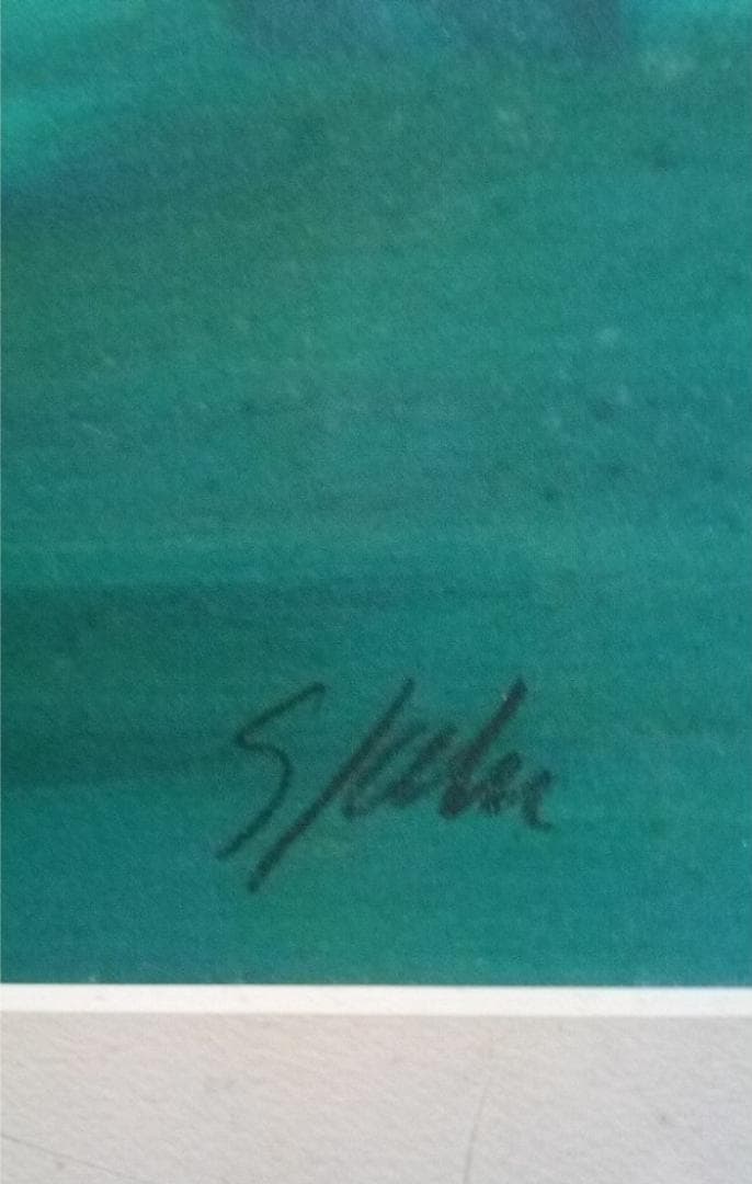 ビクトールスパン真作油彩乗馬20号鑑定二度した真作肉筆鑑定