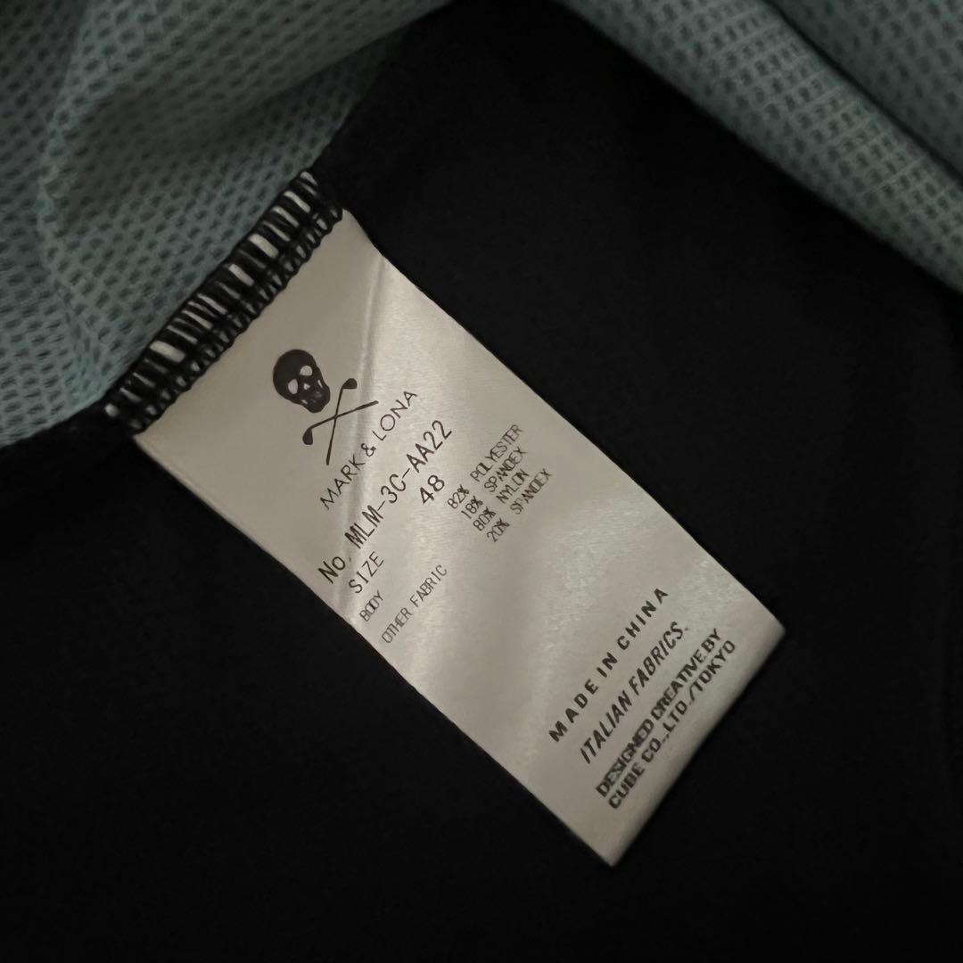 MARK&LONA マークアンドロナ　グラデーション　モックネック　半袖シャツ