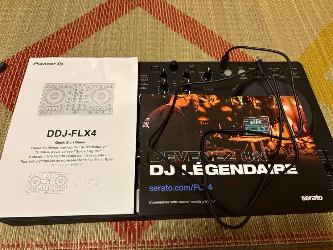 Pioneer DJ DDJ-FLX4 コントローラー (RCAケーブル付)