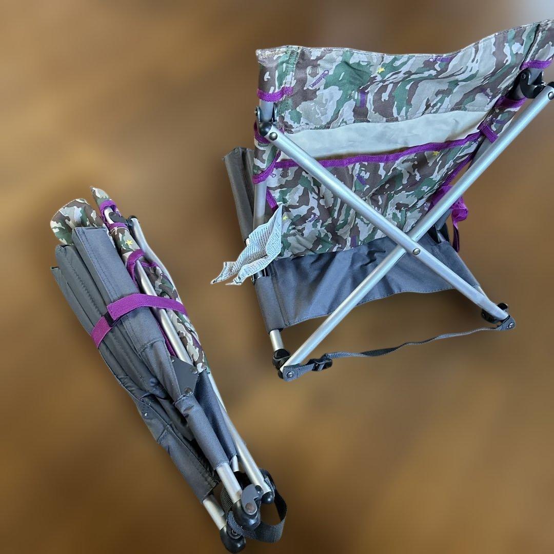 Coleman アウトドアチェア 迷彩柄 2脚セット　コンパクト　アルミフレーム