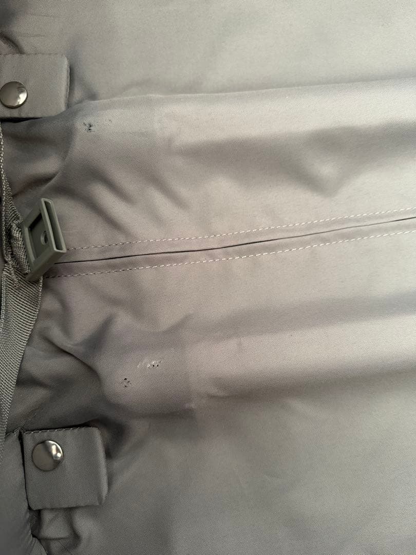 無印良品 キャリーケース 半分の厚みで収納できる スーツケース Lサイズ グレー