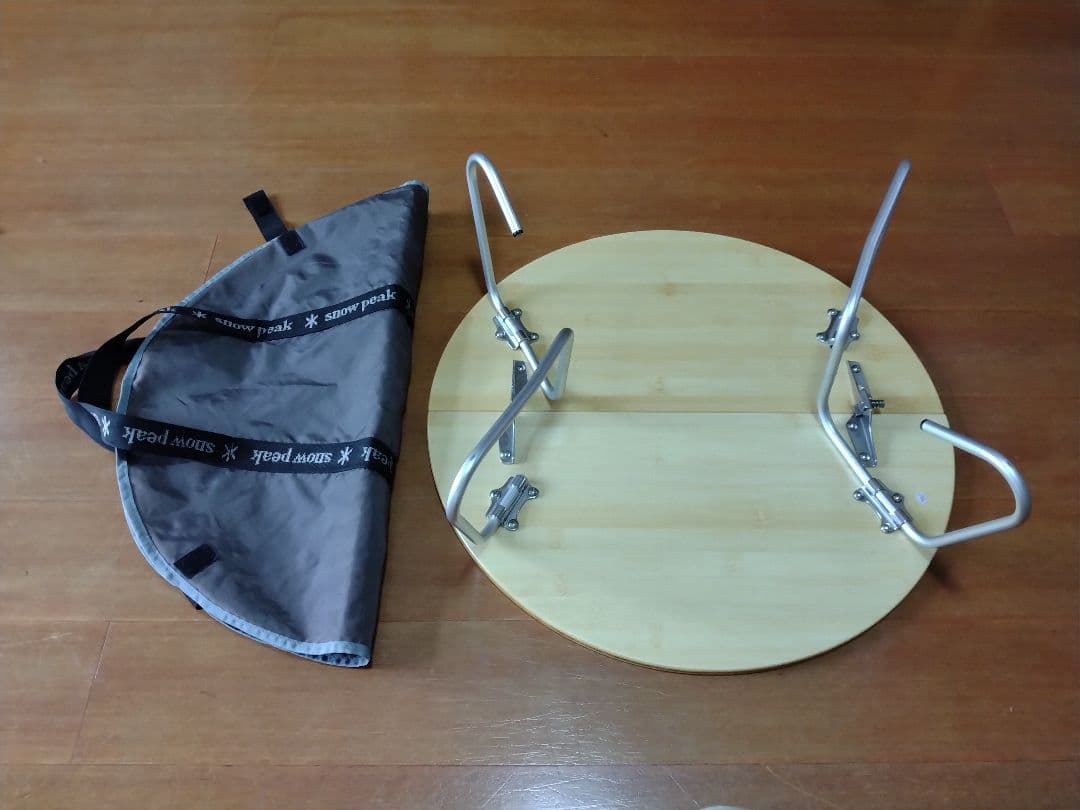 廃盤品　スノーピーク ワンアクション ちゃぶ台竹 S