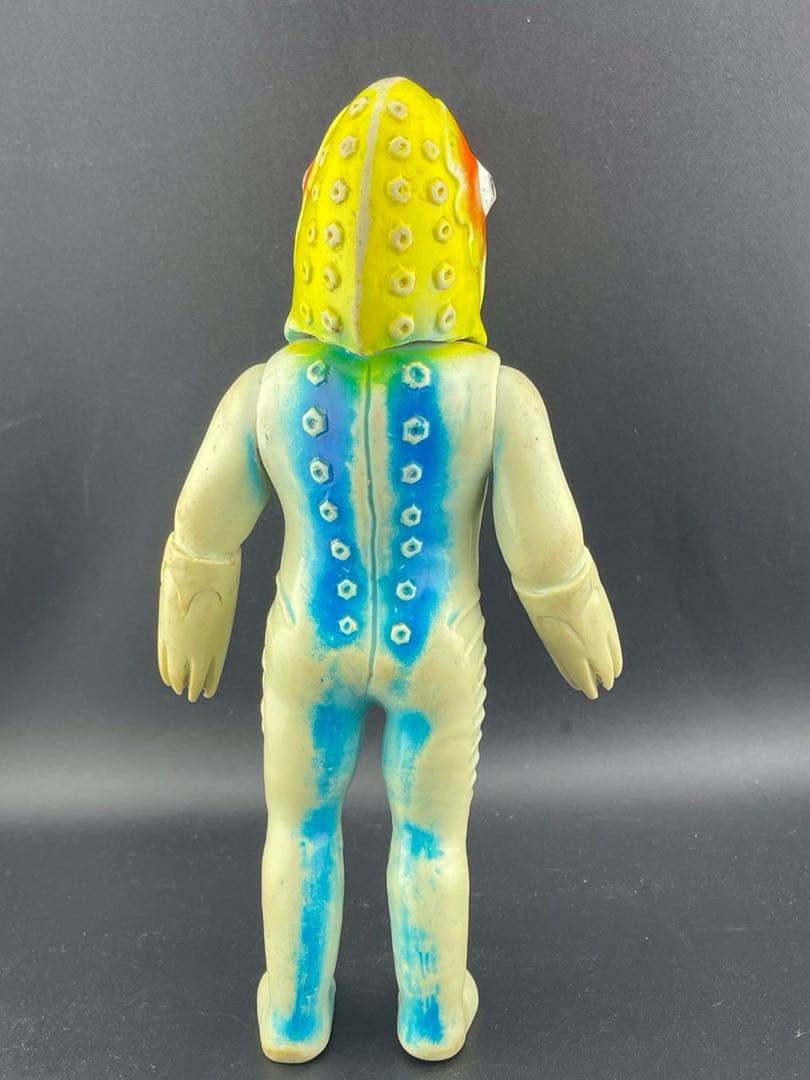 【中古品】メトロン星人　当時物ブルマァク　ソフビ　円谷プロ　マルサン　円谷プロ