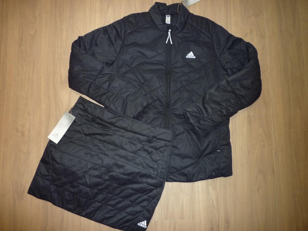 【新品M】adidas アディダスゴルフ中綿ジャケット&スカート セットアップ