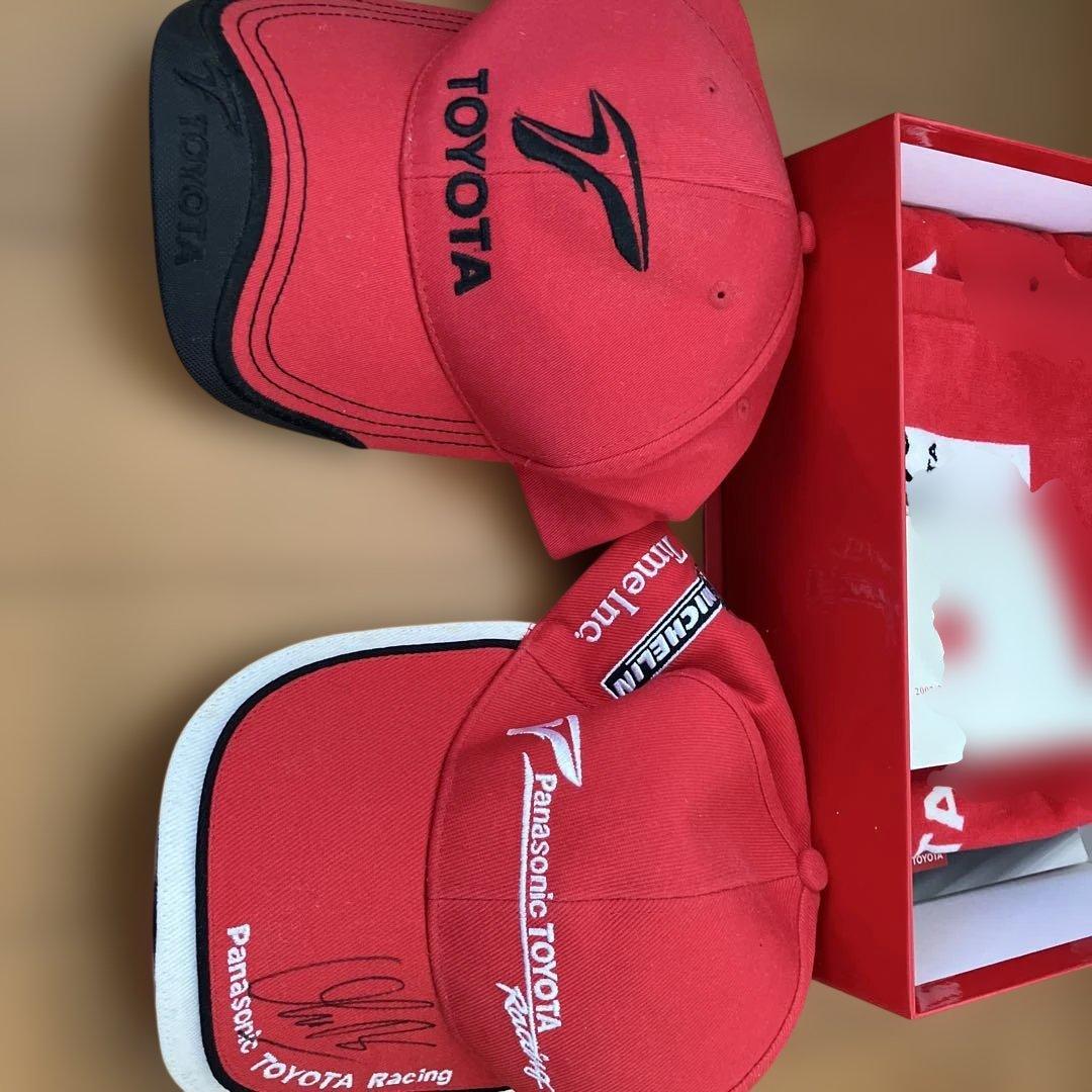 TOYOTA F1 Racing サイン入りキャップ2点 ミニカー2点　その他