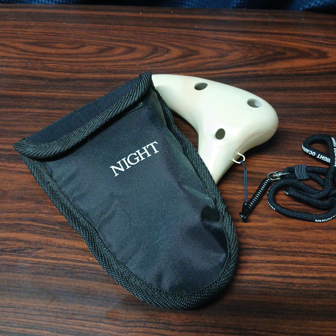 ナイトオカリナ クラシック アルトC調 アイボリー