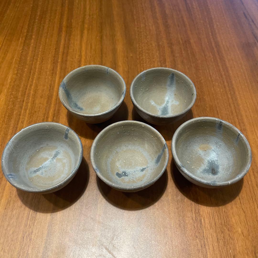 備前焼　松田華山　煎茶道具一式