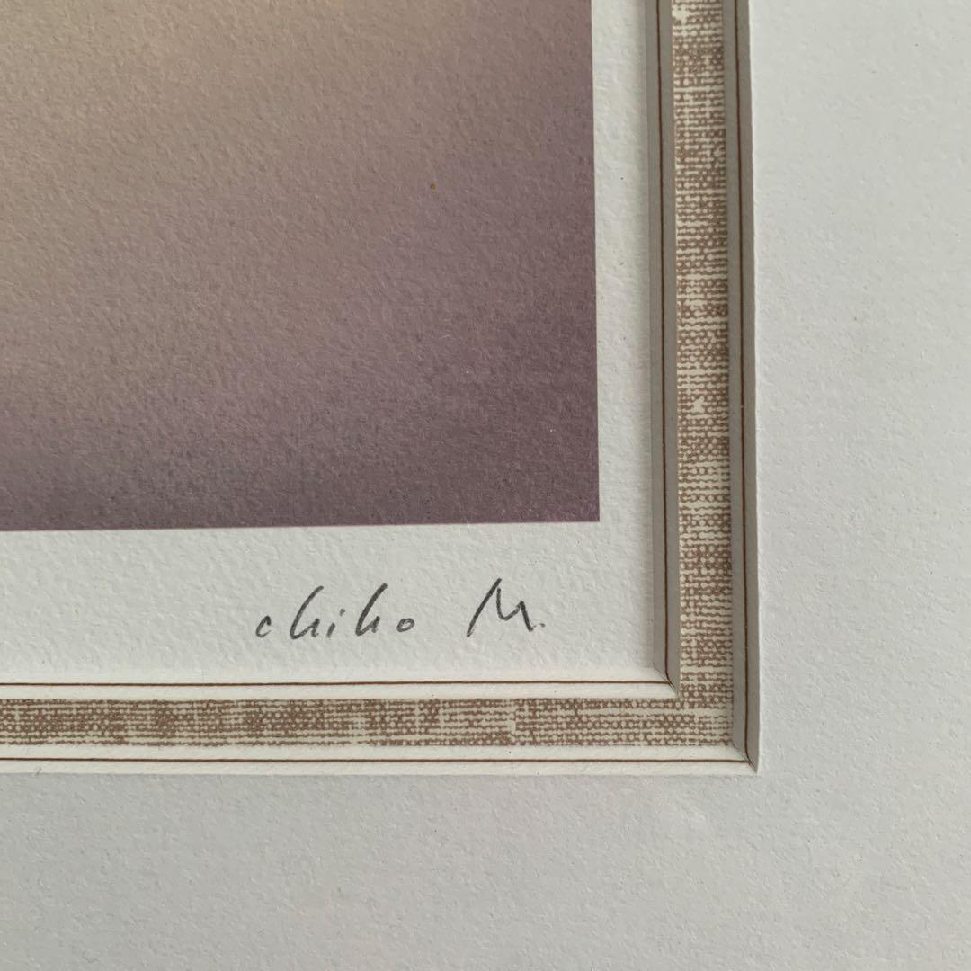 牧野千穂　版画（ジクレー）　題名 「ヨハンの羊」