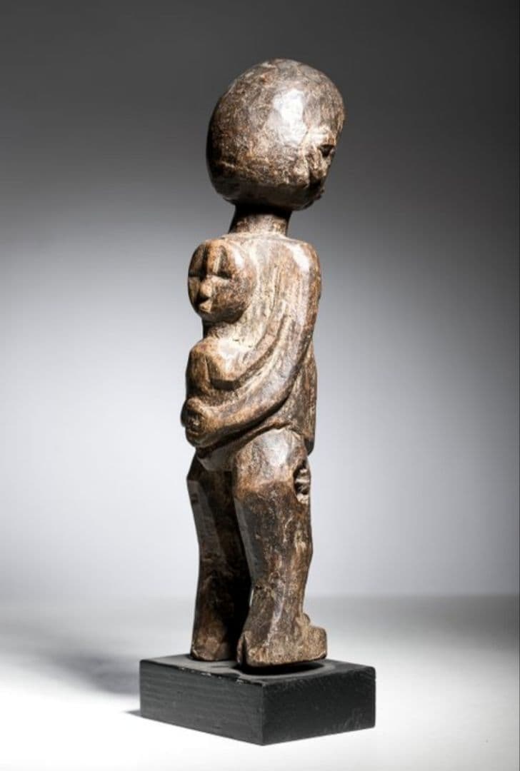 アフリカ トーゴ北部 母子像 プリミティブアート 木彫り 民間信仰