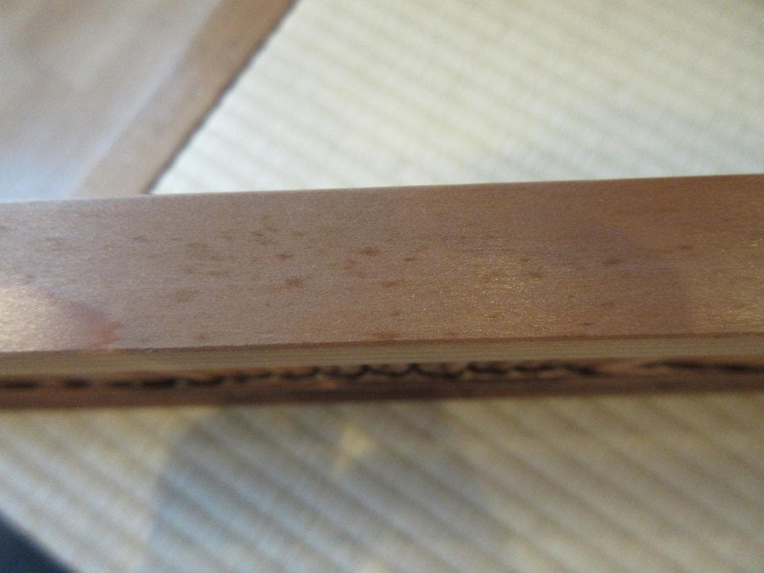 送料込【逢絢亭】茶道具 風炉先 すだれ風炉先 夏用 片面使い 木地 木製 紙箱