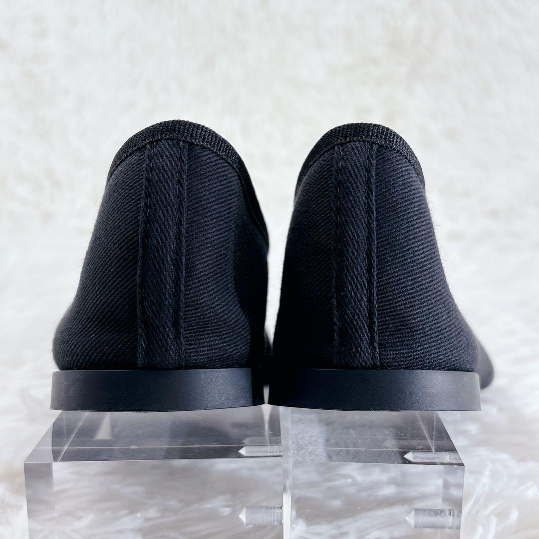 未使用級 レペット バレエシューズ リボン ブラック 黒