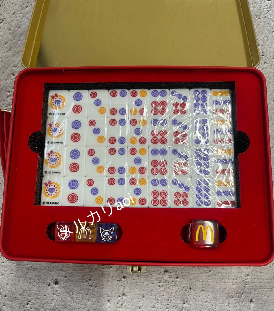 マクドナルド サンリオコラボ　海外限定　マイメロディークロミ　マージャンセット