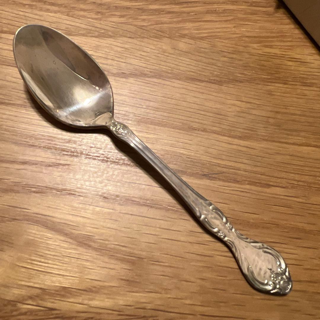 オルレアン　ラッキーウッド ラッキーシルバースプーン 6本セット　ビンテージ