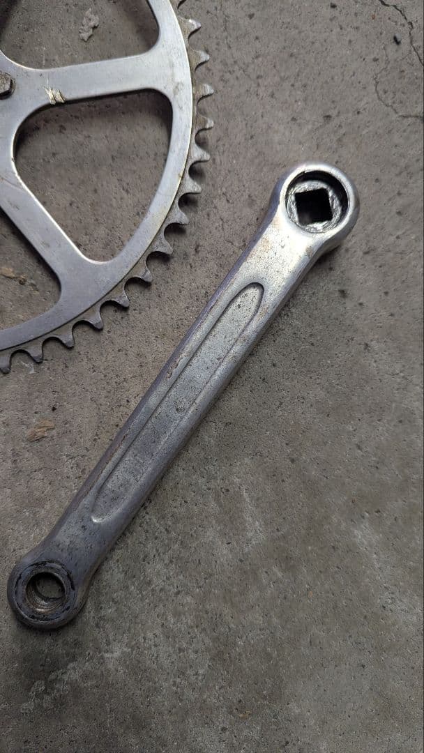 レア ヴィンテージ TA トラック ピスト クランクセット