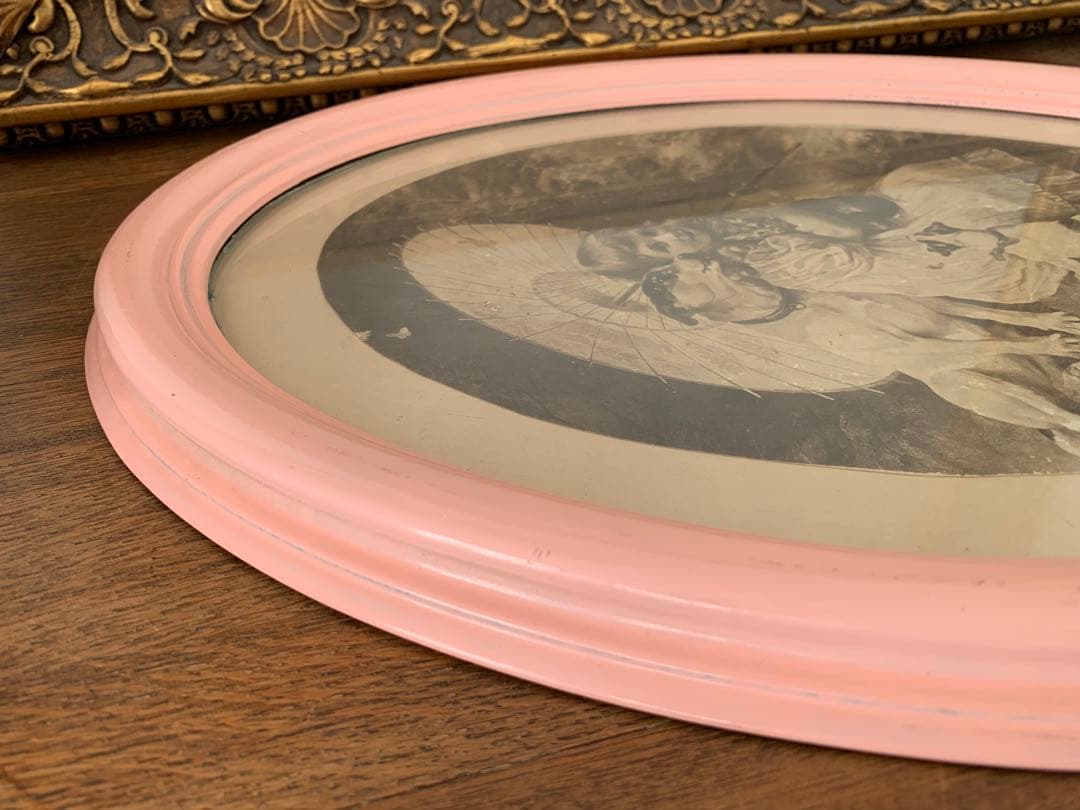 フランス　蚤の市　フレーム　壁掛け　ブロカント