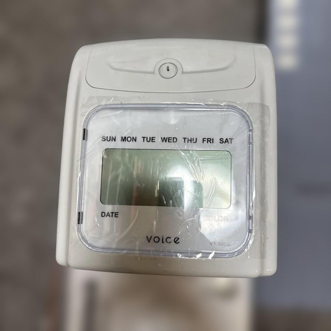 voice VT-2000 タイムレコーダー タイムカード本体と用紙