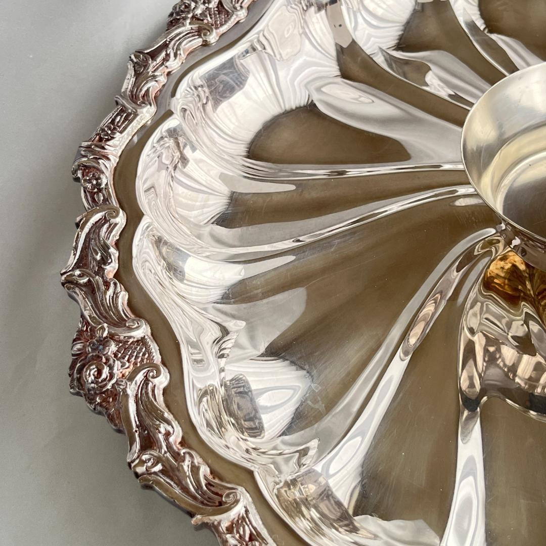 【Crown Silver Co】 オードブルサーバー 直径40cm！！